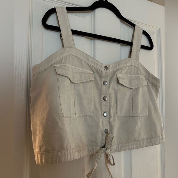 Free People We The Free Palm Desert Cotton Crop Top - Picture 7 of 11